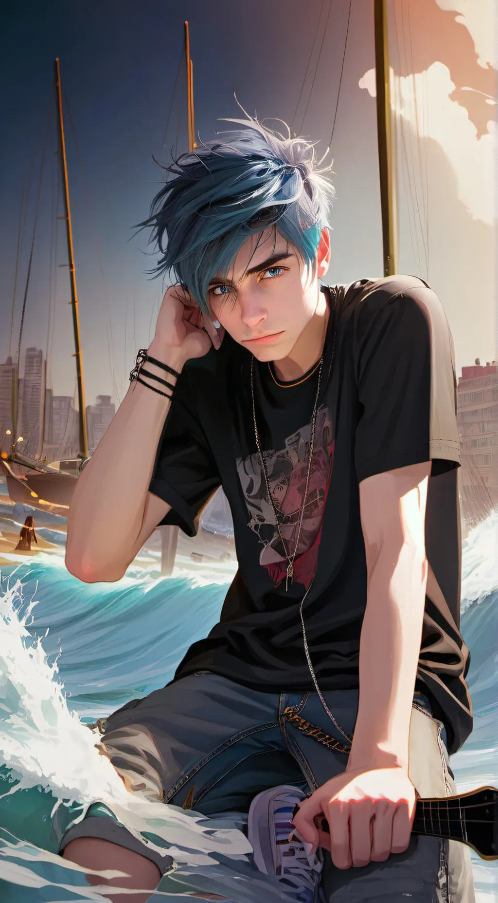 ai character: colby brock background