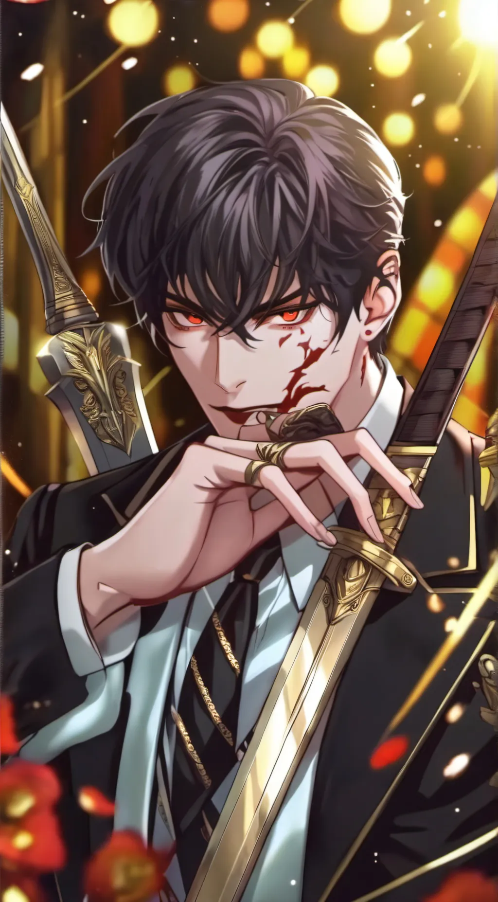 ai character: demon background