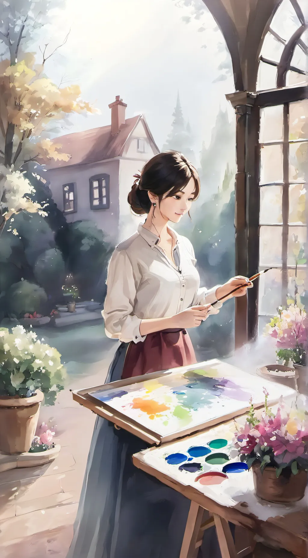 ai character: Delilah background