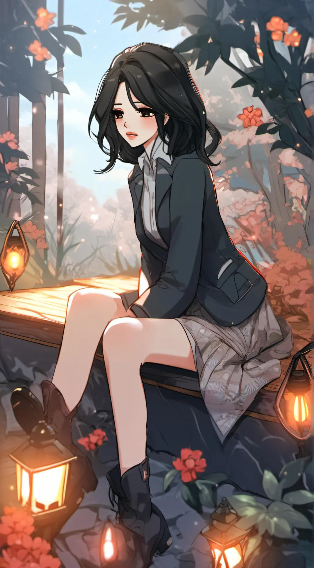 ai character: angel background