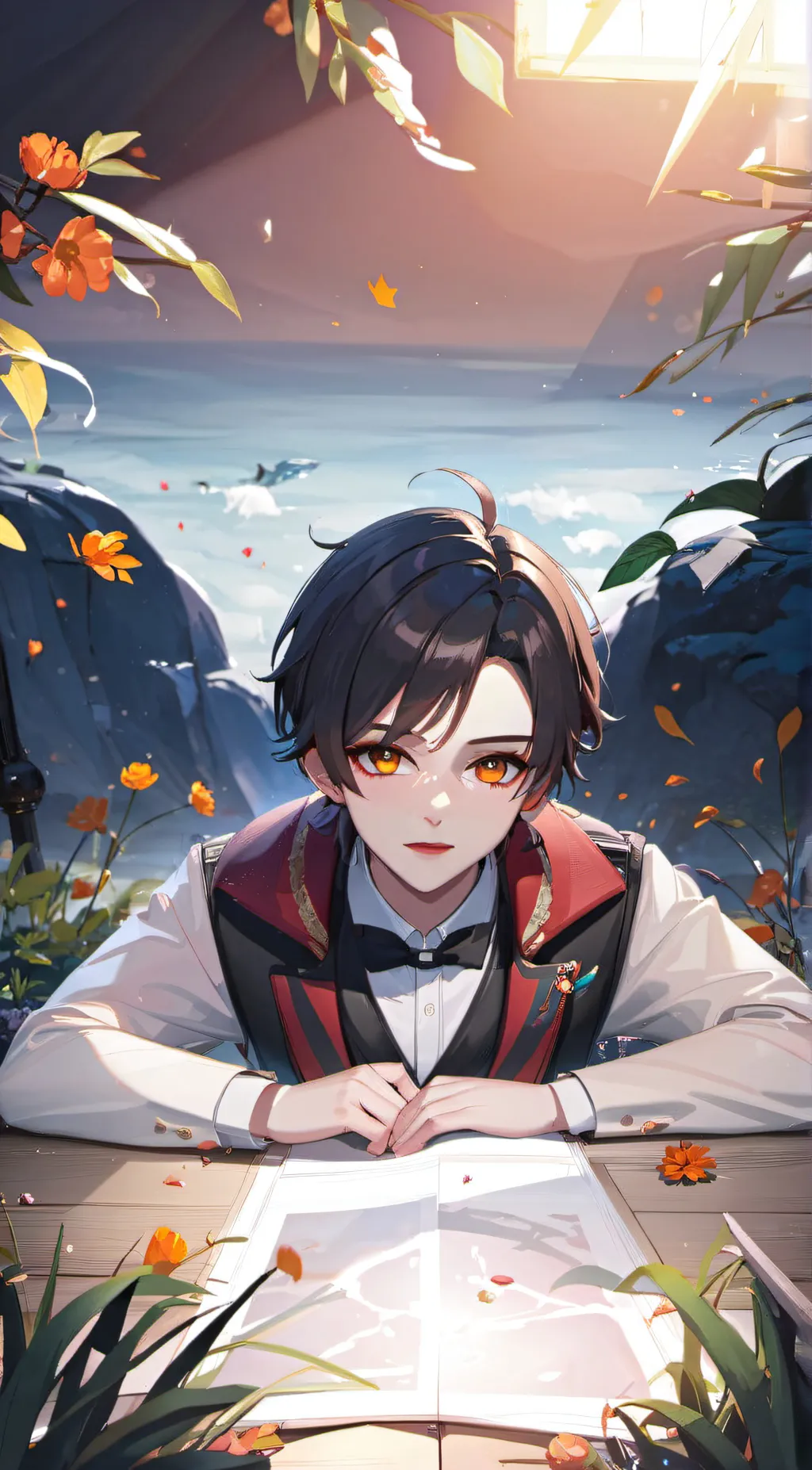 ai character: Alexander  background