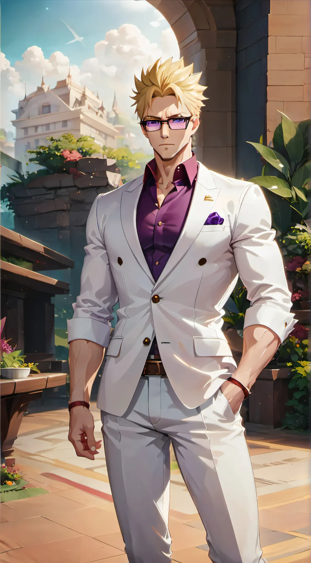 ai character: Chad Armstrong background