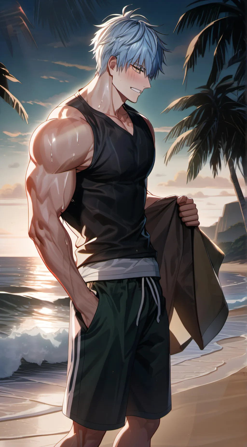 ai character: Satoru Gojo background