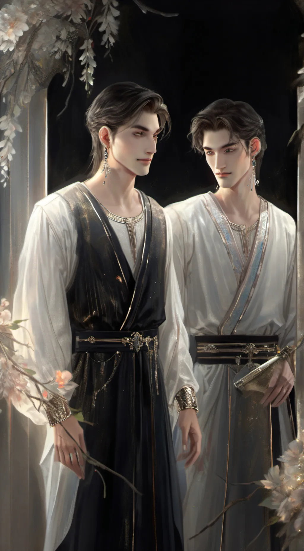 ai character: Jayden and Kayden  background