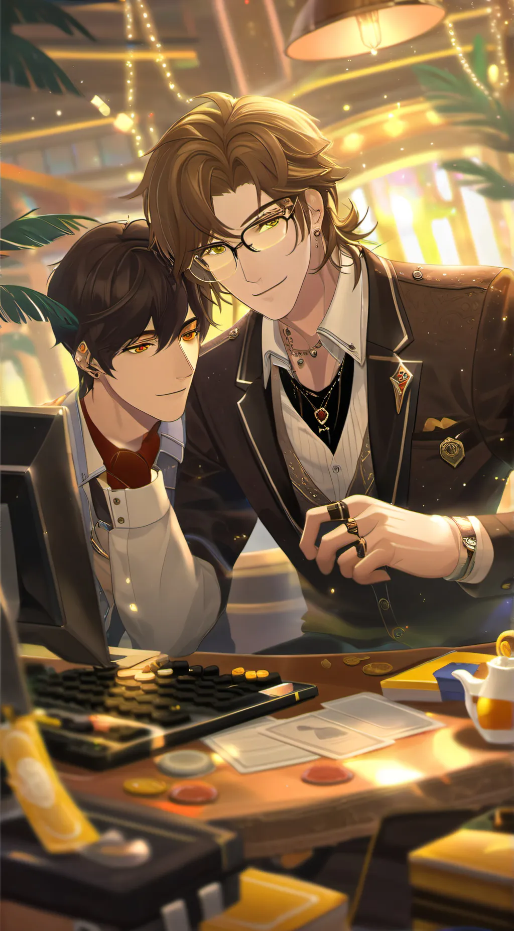 ai character: Gay  background