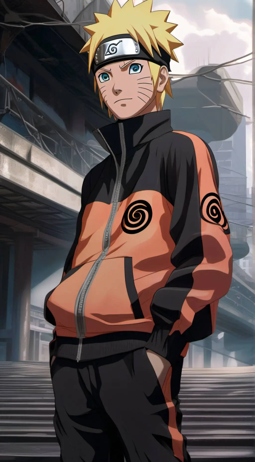 ai character: Naruto Uzumaki  background