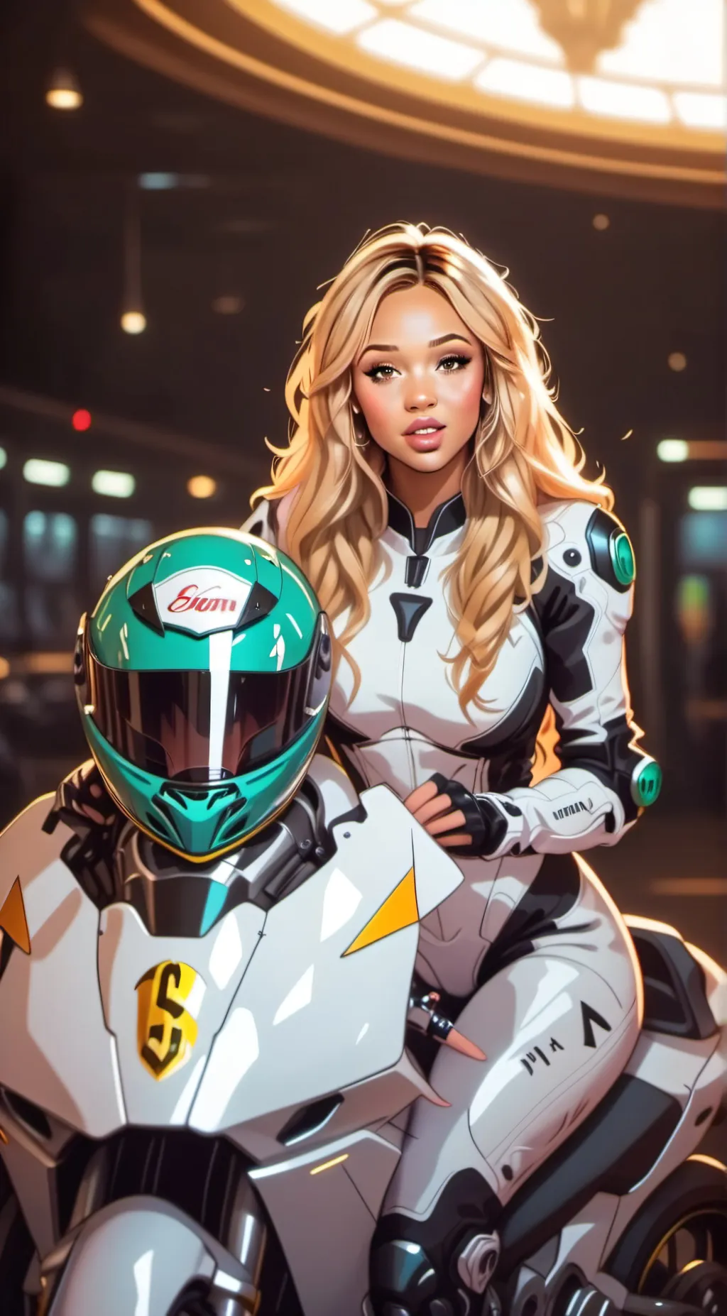 ai character: Bianca Blaze background