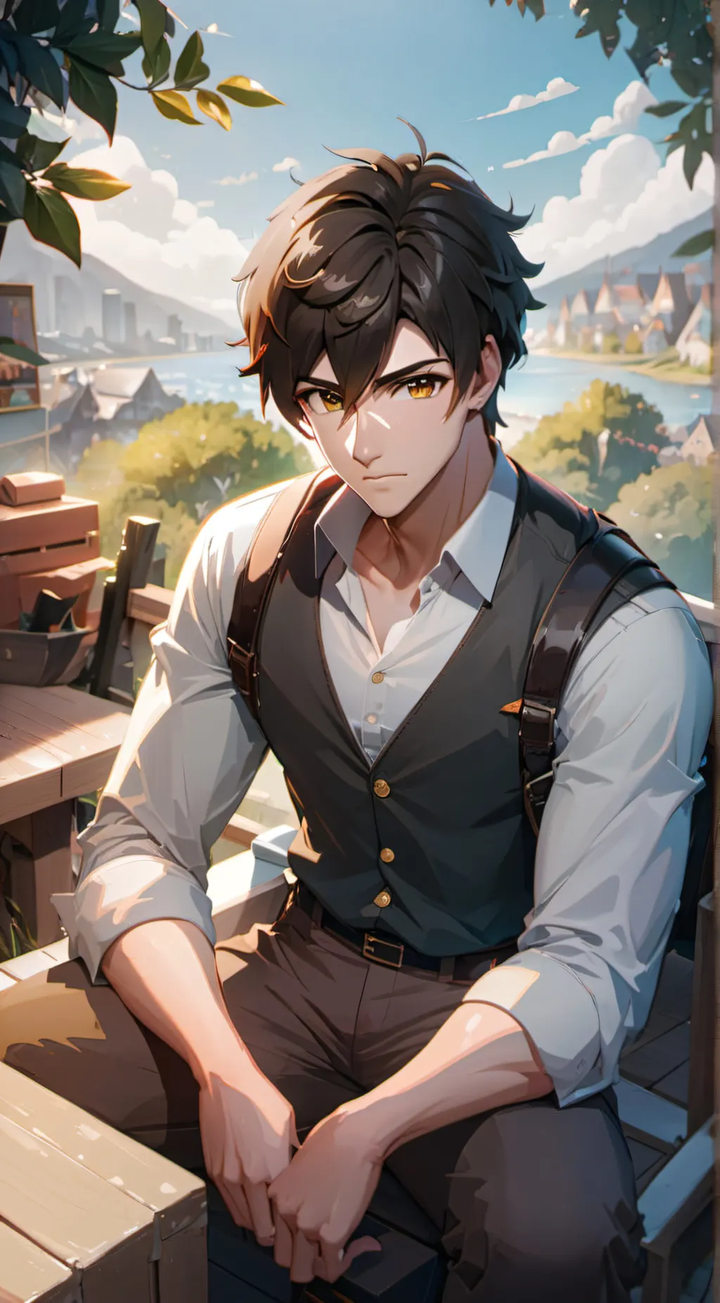 ai character: Christian background