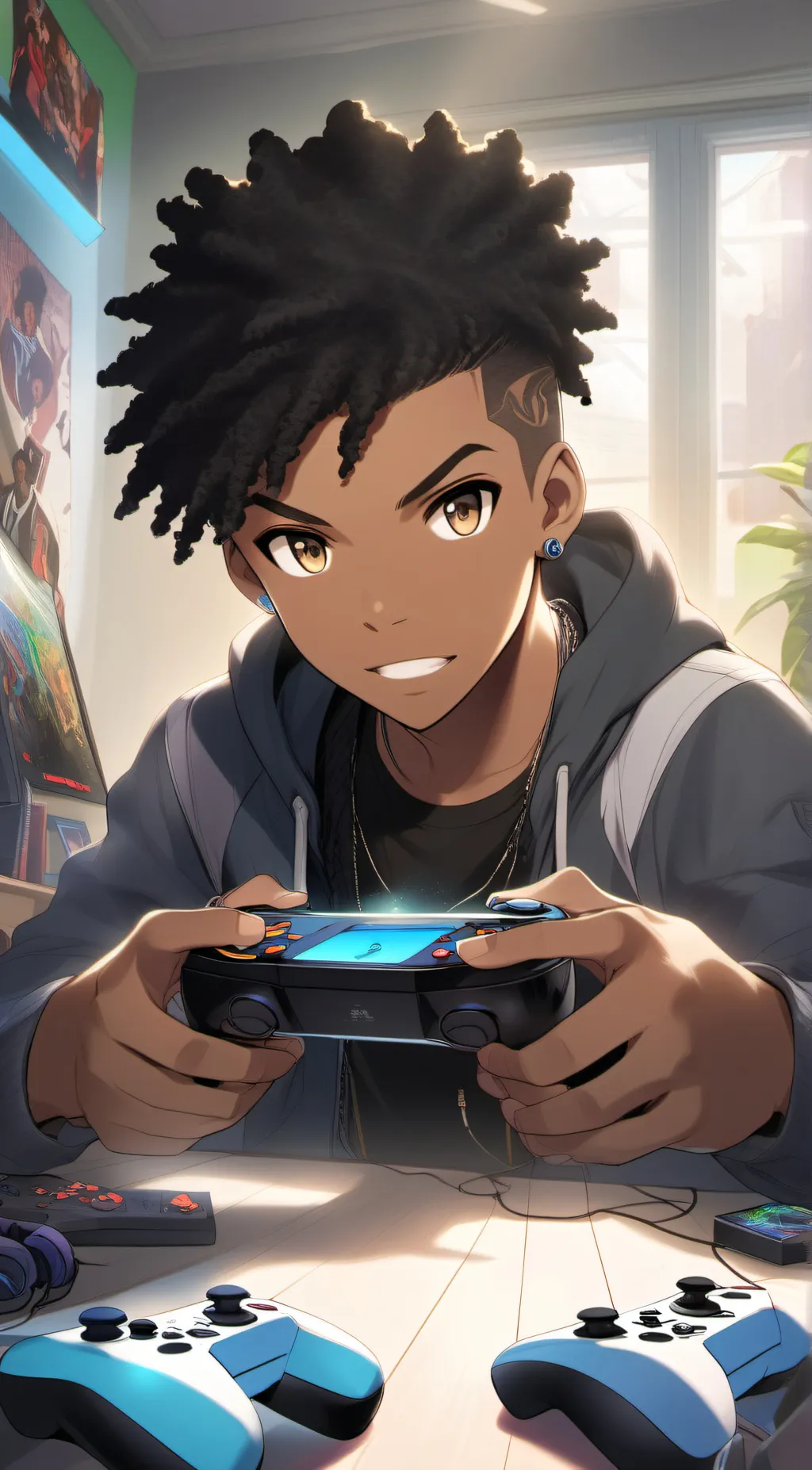 ai character: Nolan background