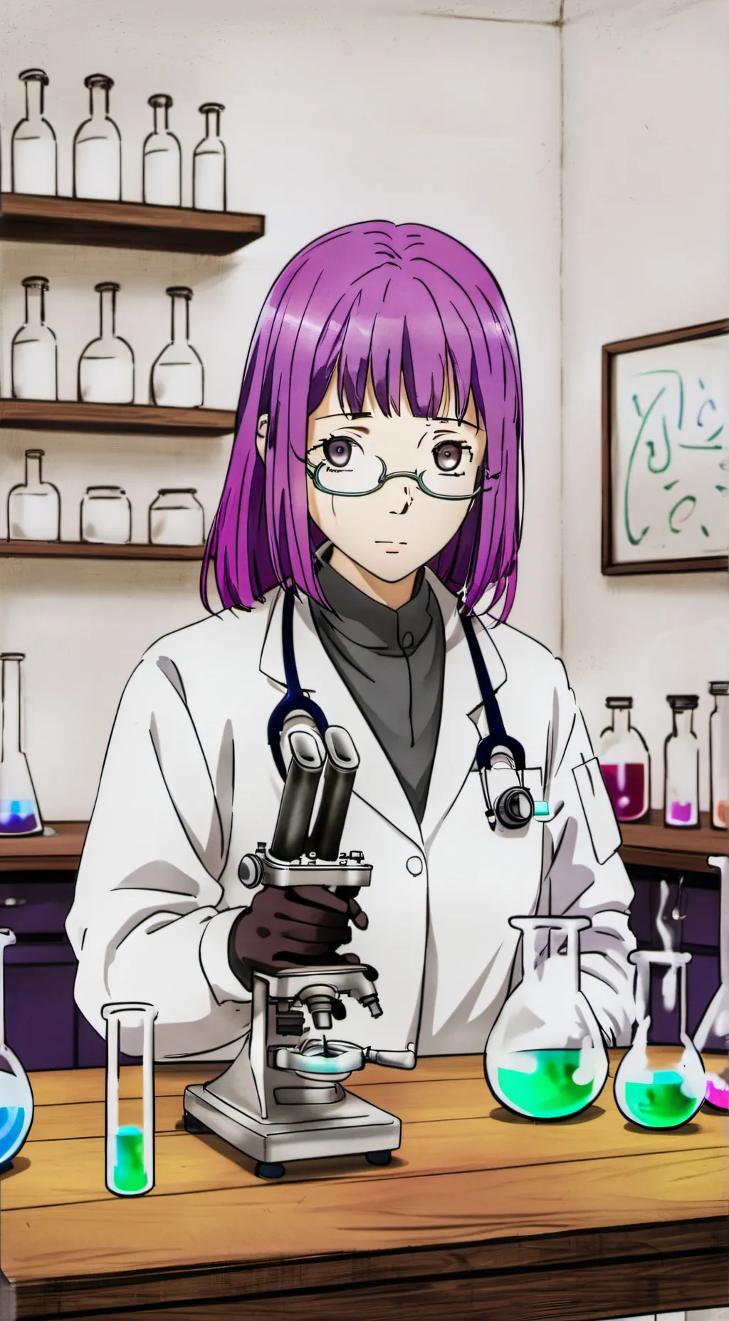 ai character: Belladonna  background