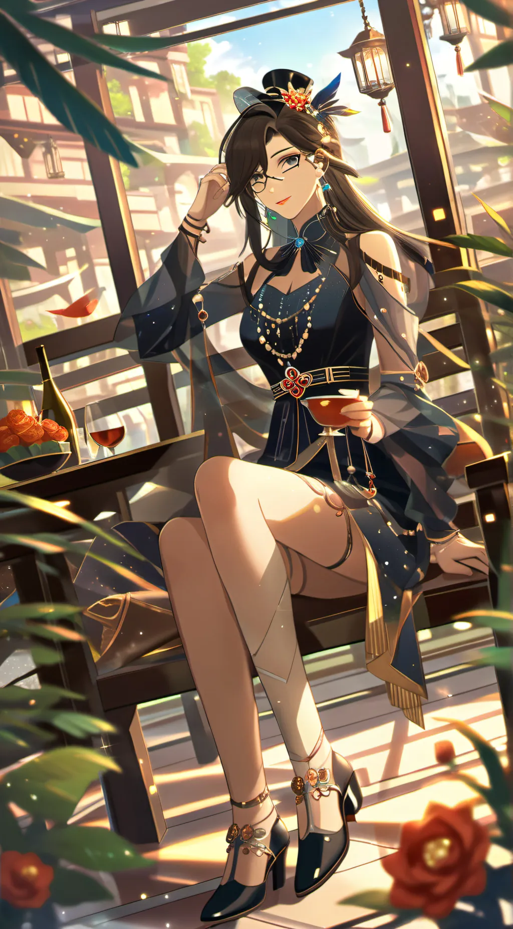 ai character: Kouyou background