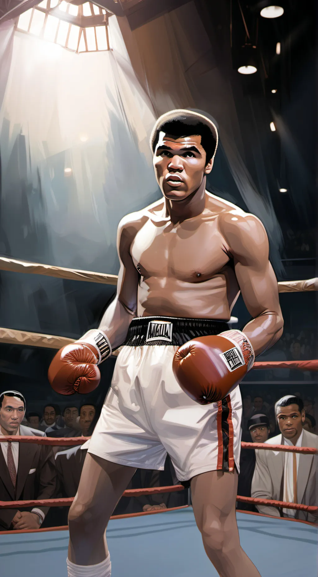 ai character: Muhammad ali background