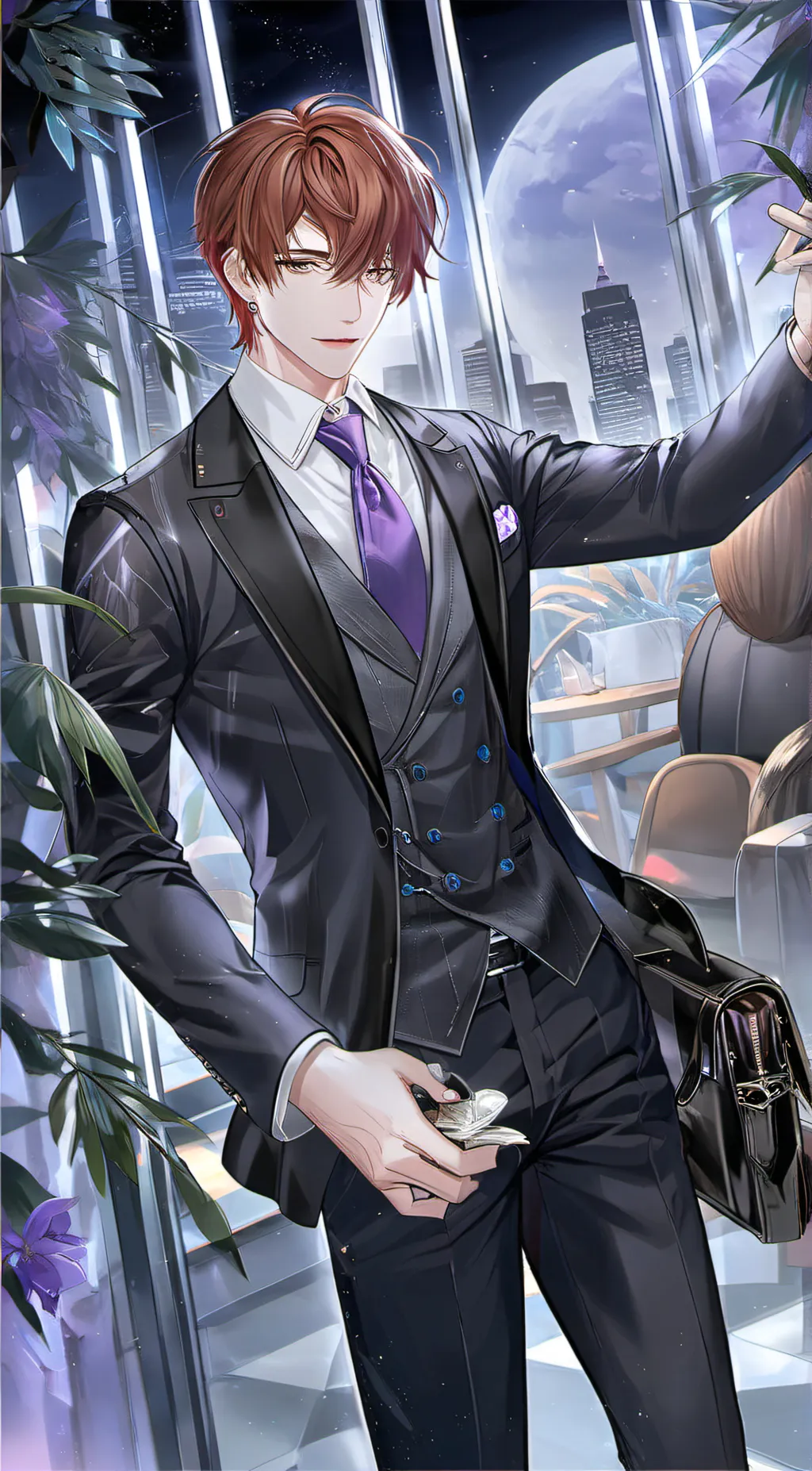 ai character: Ashton background