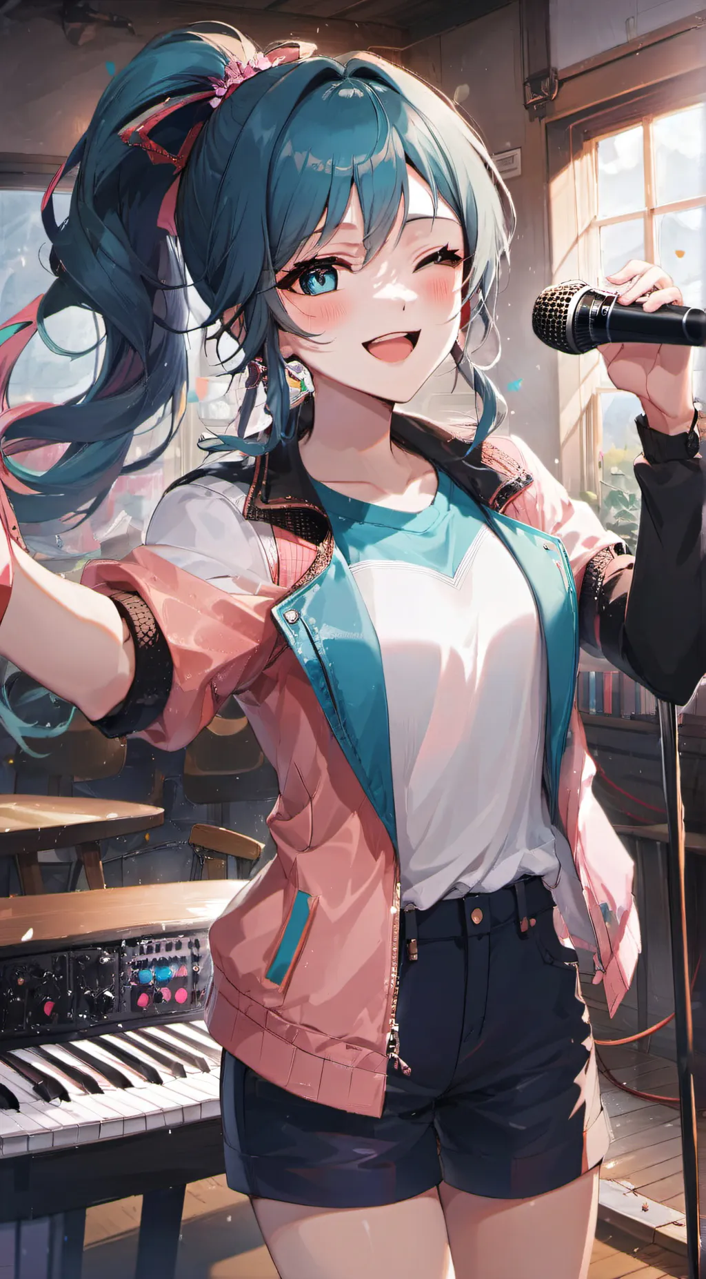 ai character: Hailey! background