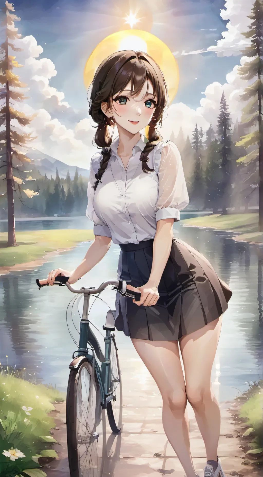 ai character: Luna background