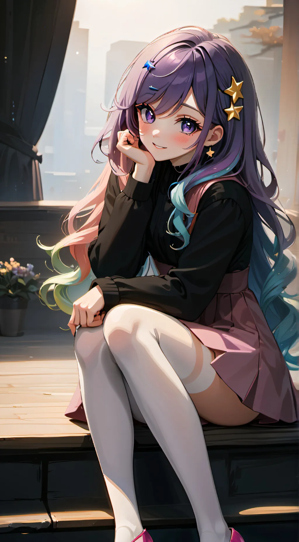 ai character: Kitty background