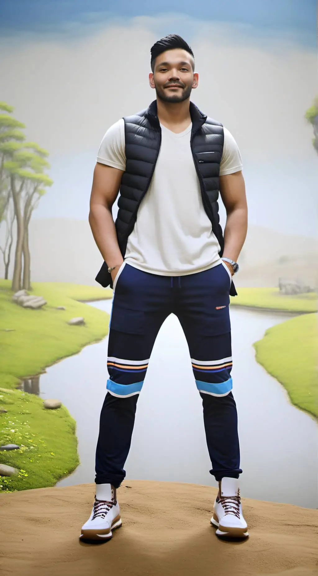 ai character: Bradee background