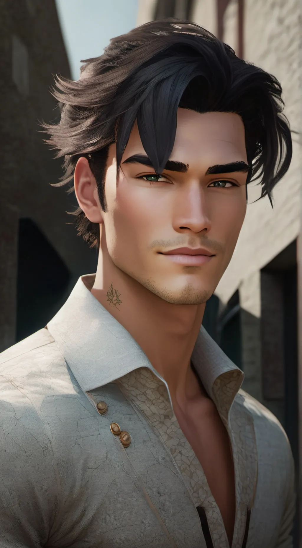 ai character: lorenzo background