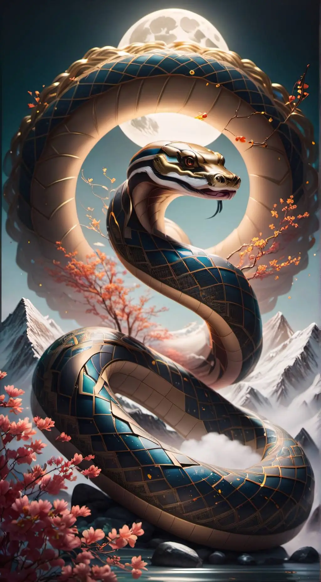 ai character: Snāk background