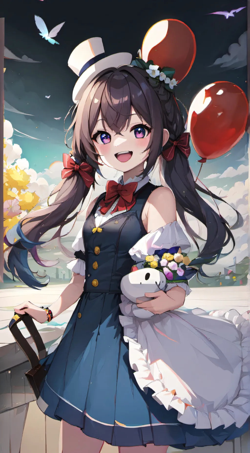 ai character: Glamrock Frenni  background