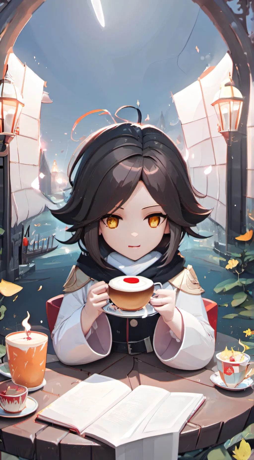 ai character: glitcheduser123 background