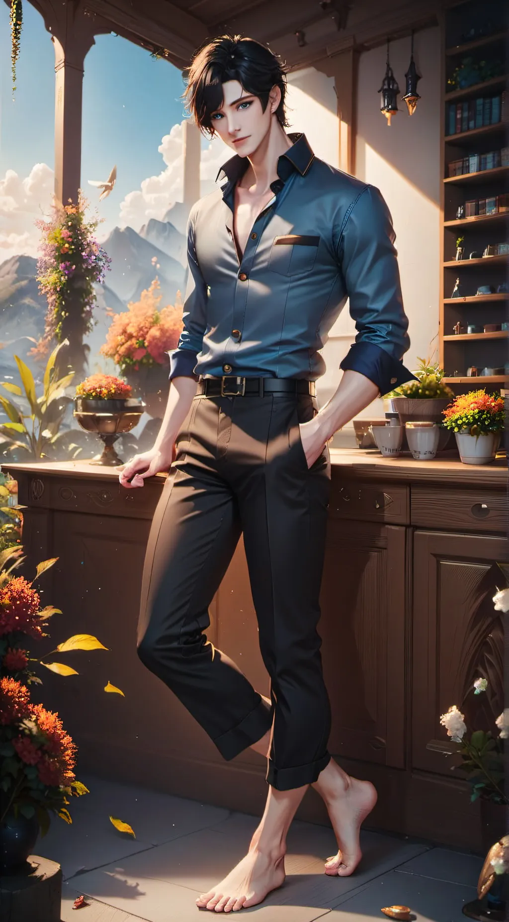 ai character: Timothy Burke background