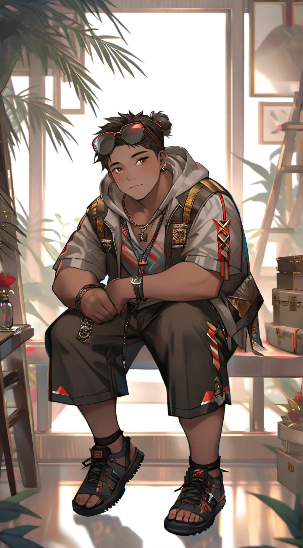 ai character: vore background