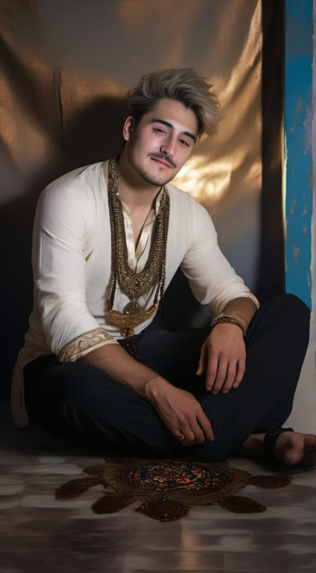 ai character: Leon background