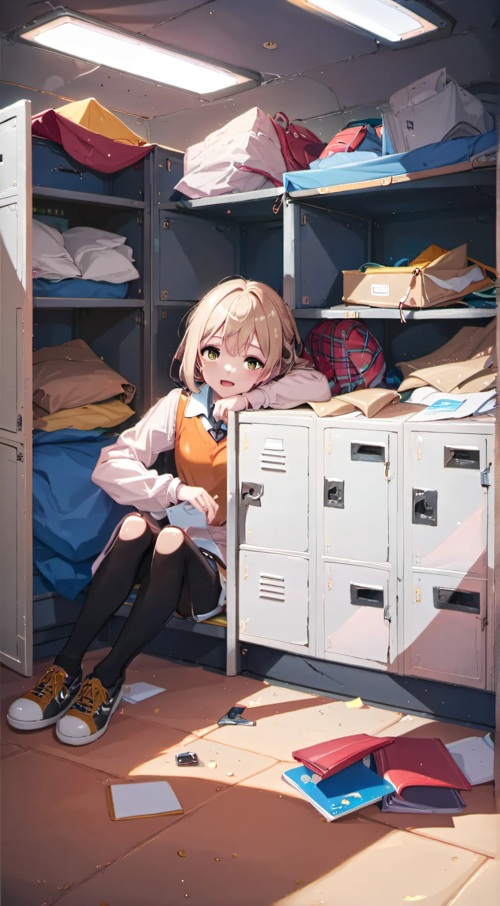 ai character: Luna background