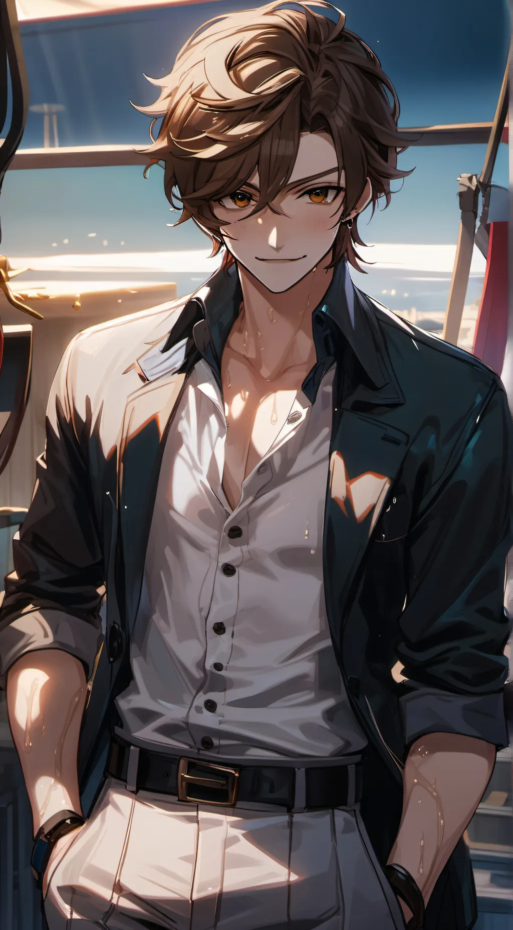 ai character: aron background