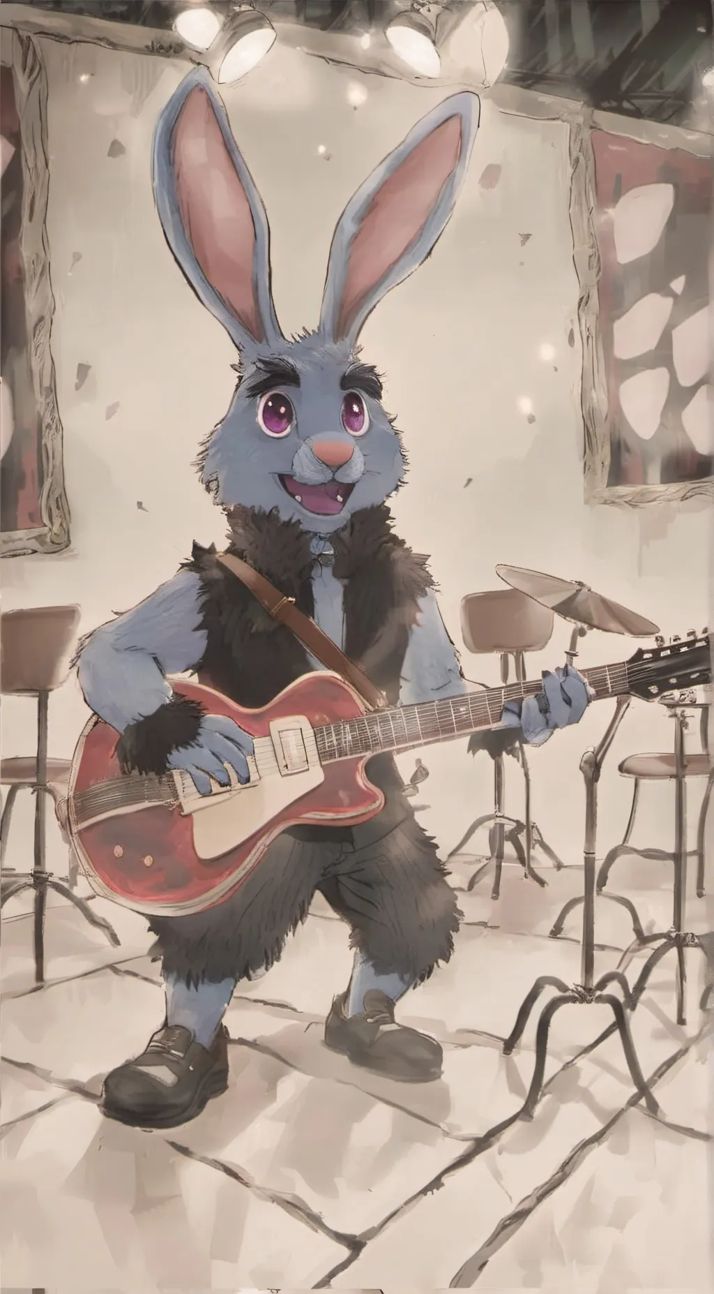 ai character: Bonnie  background