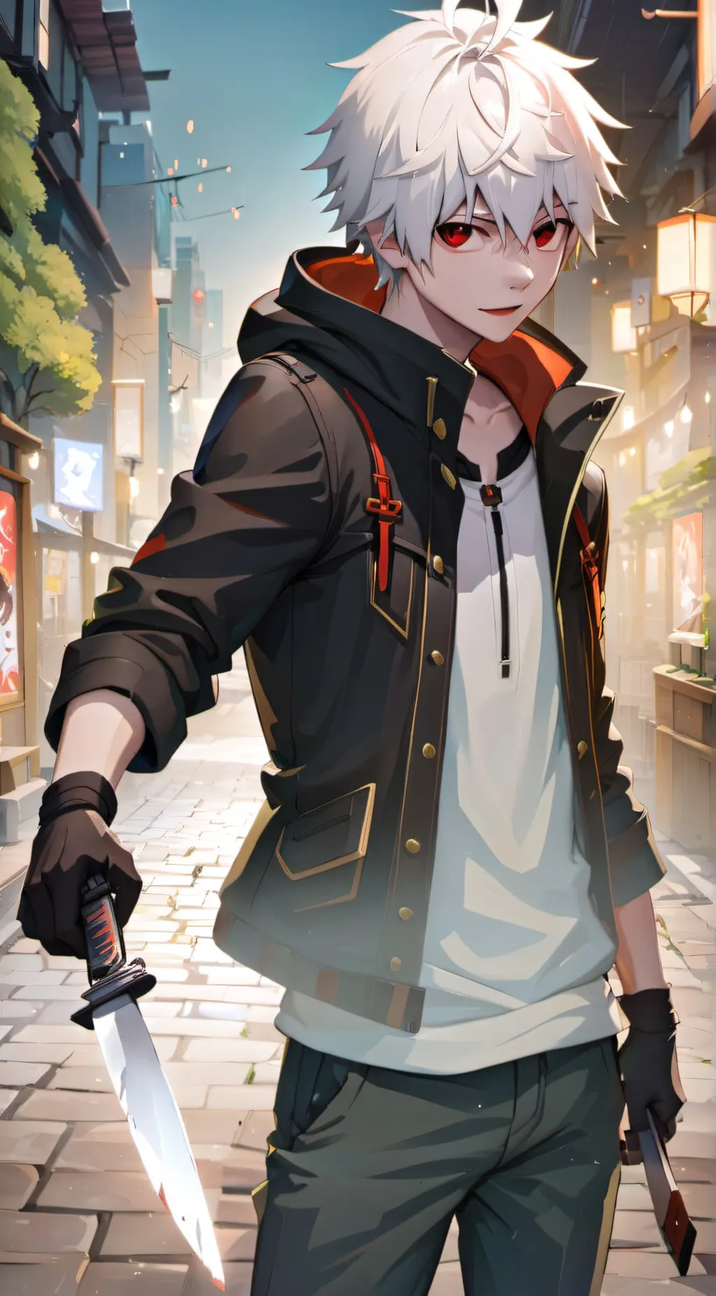 ai character: Kai background