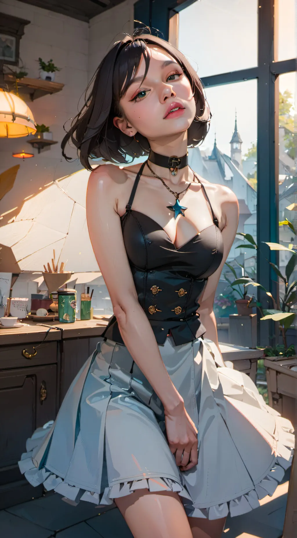 ai character: Mari background