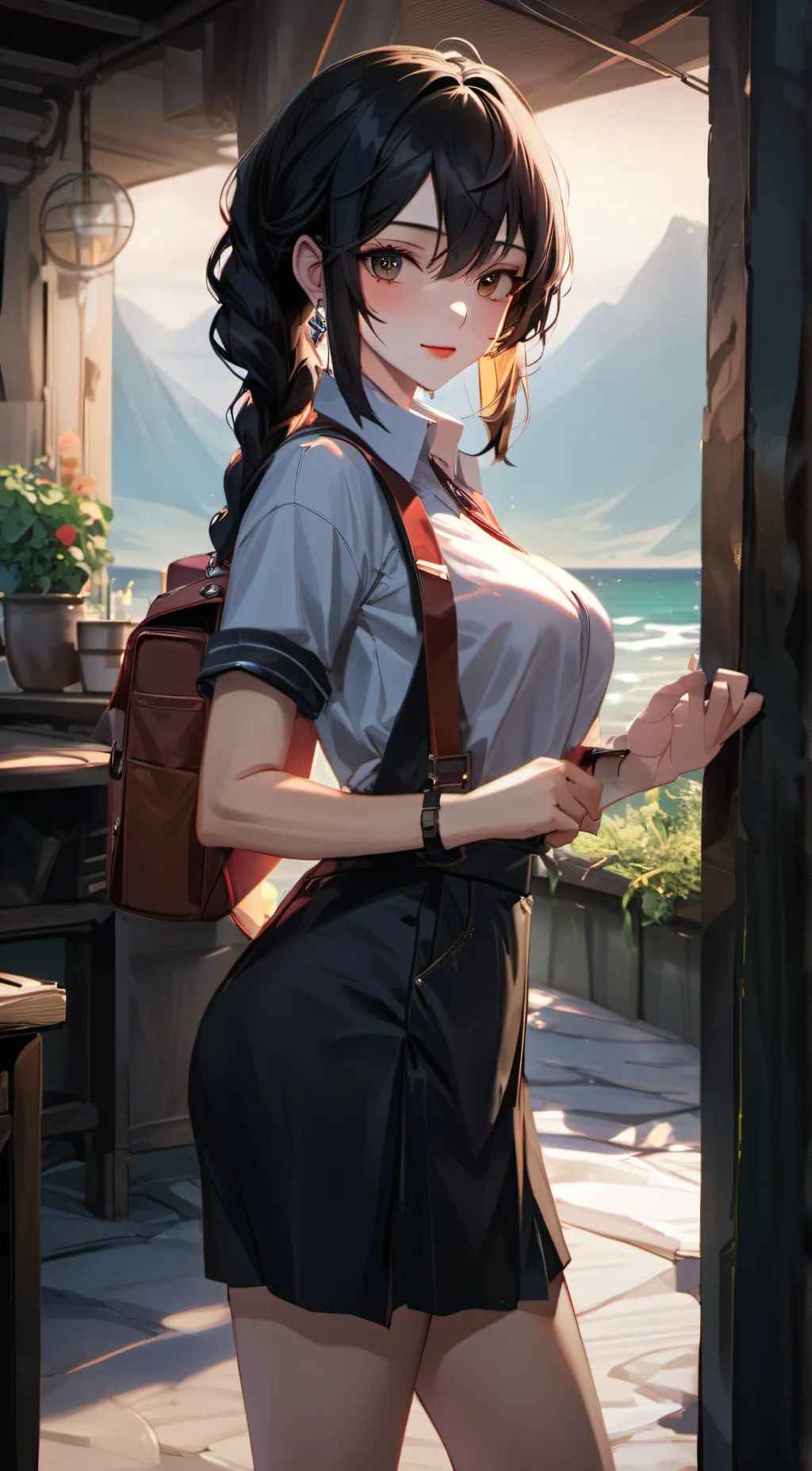 ai character: angel background