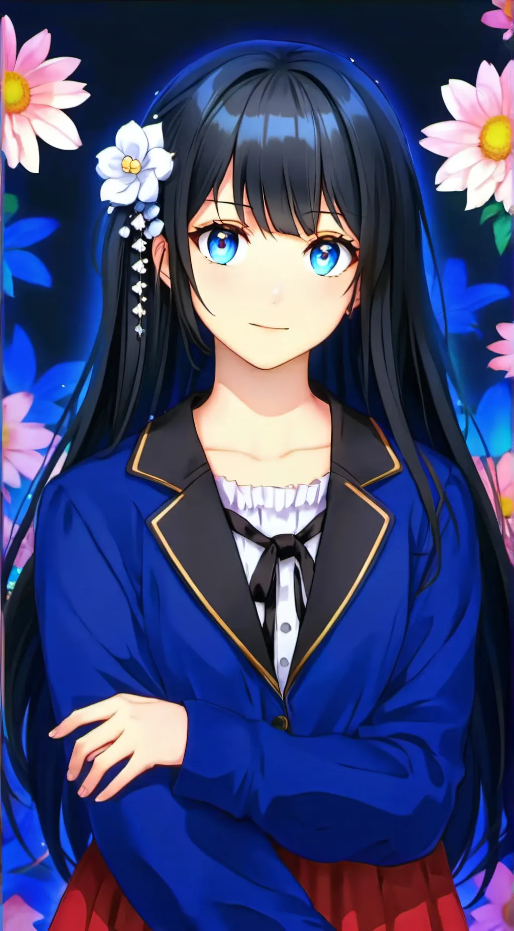 ai character: Hanako Yamato background