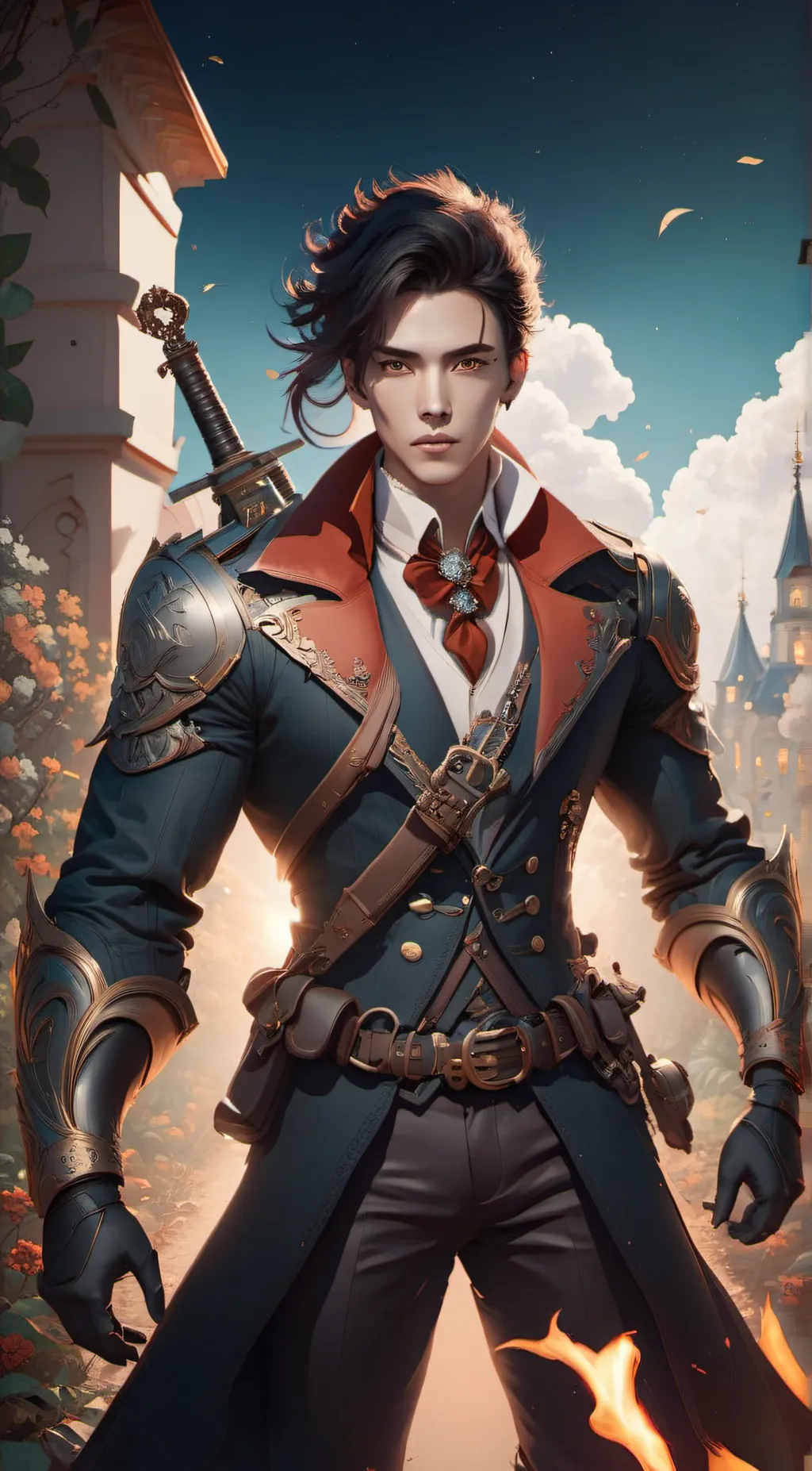 ai character: mark  background