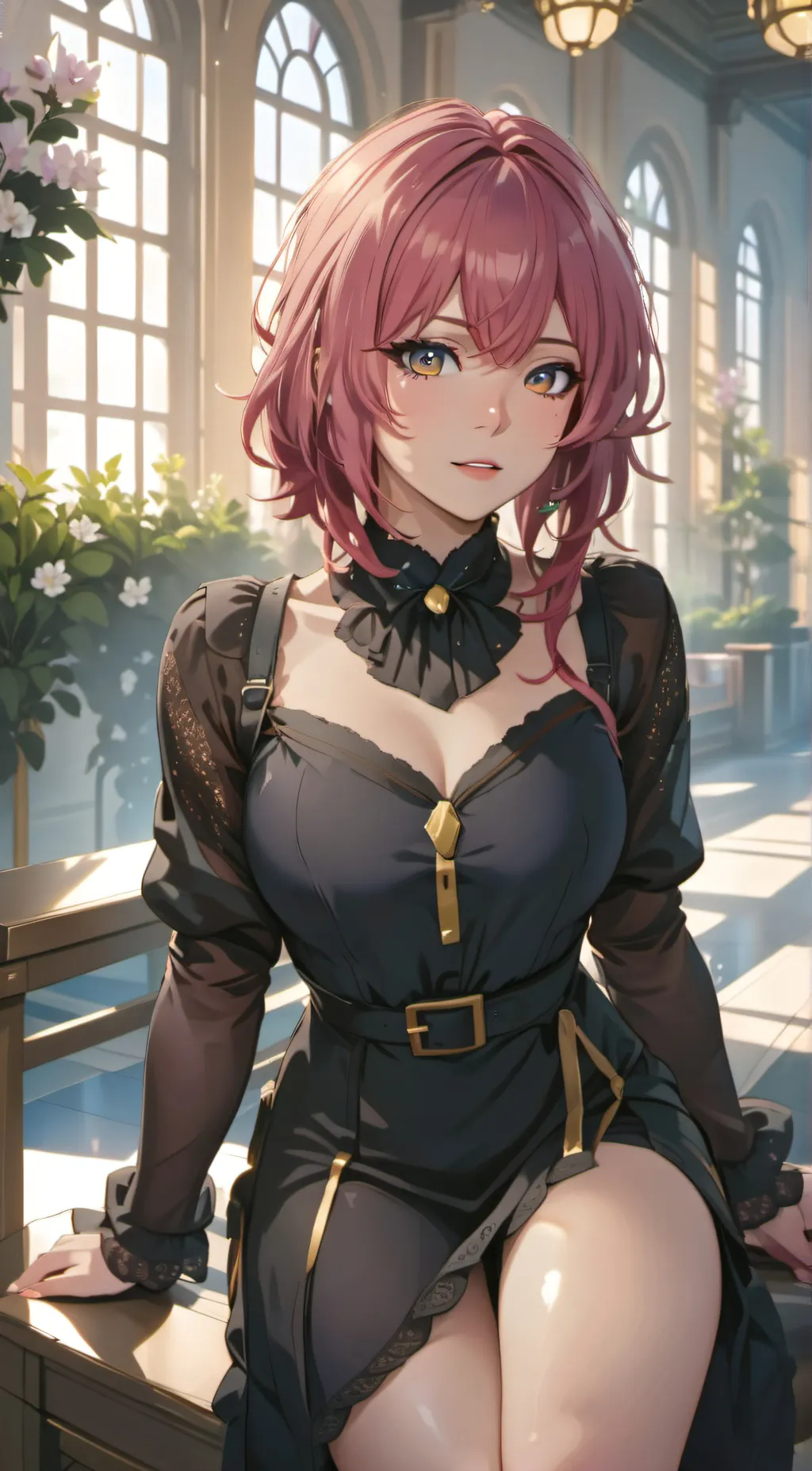 ai character: Lea background