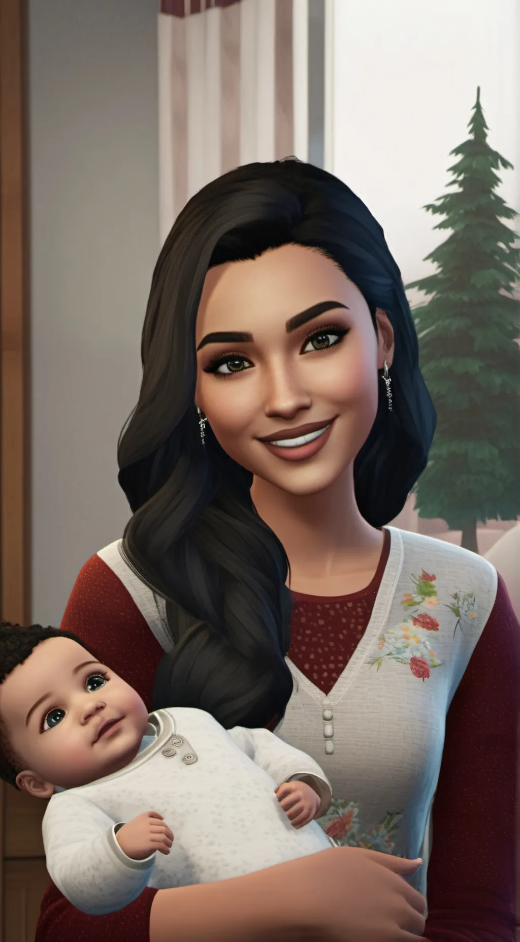 ai character: The sims4 background