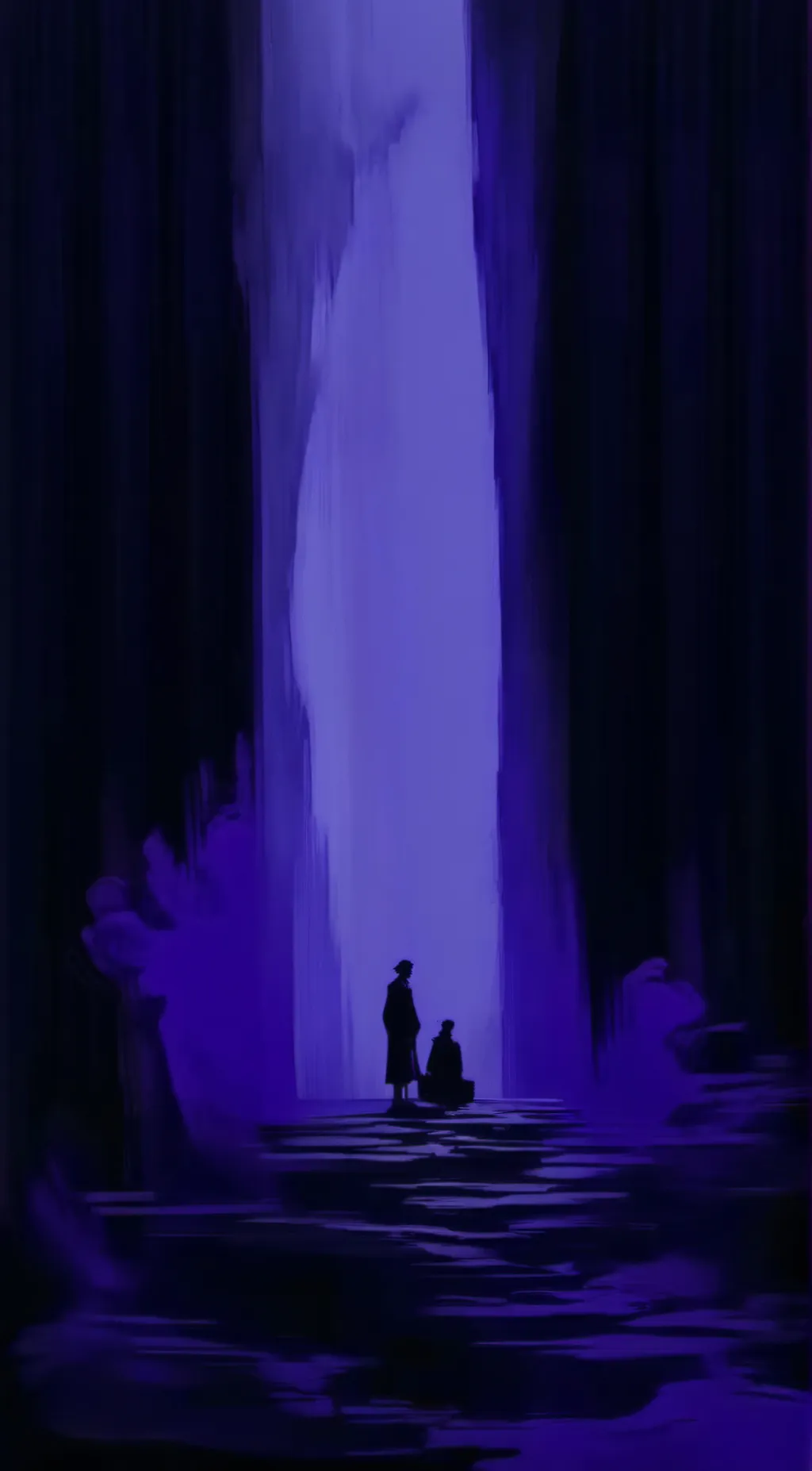 ai character: hell valley trees background