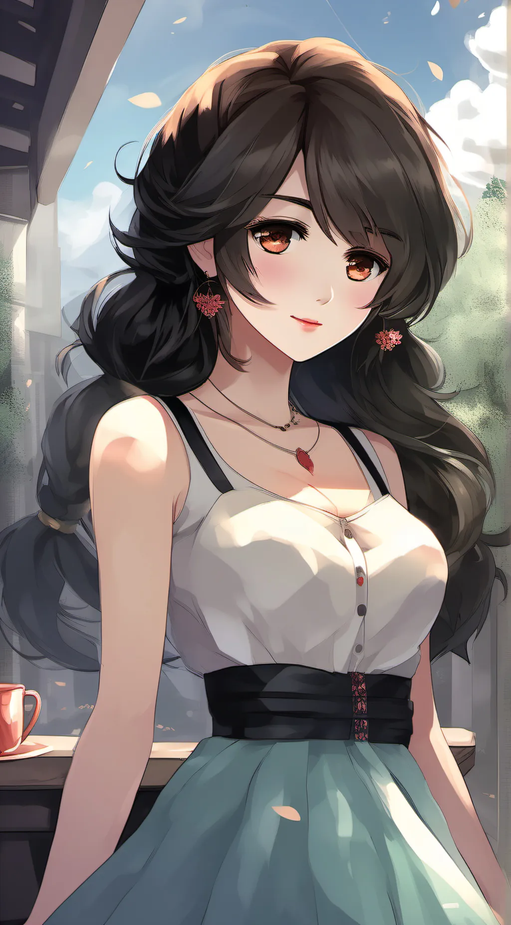 ai character: ema background