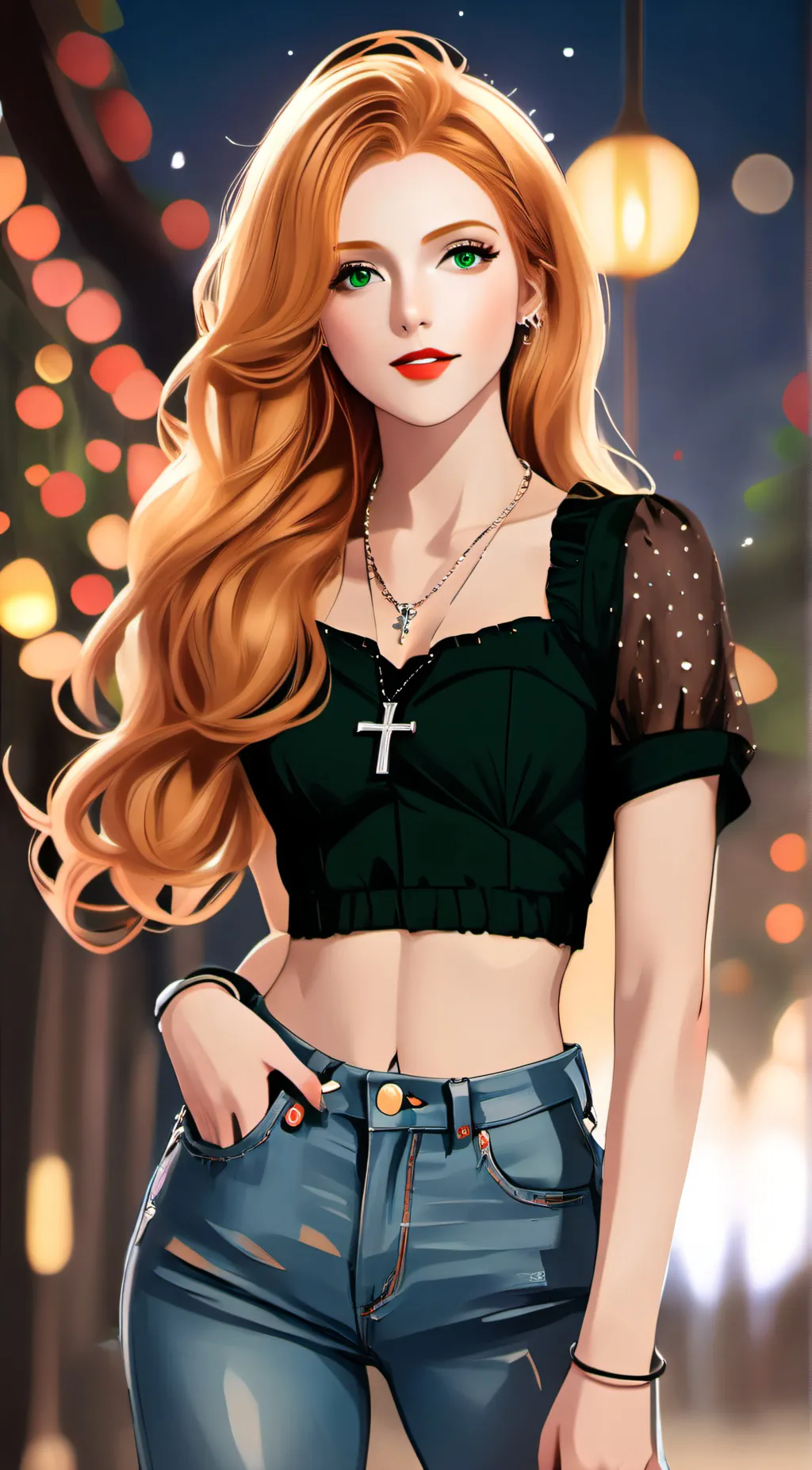 ai character: Lilly background