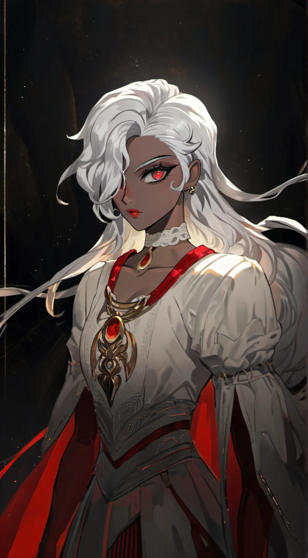 ai character: Vaggie  background