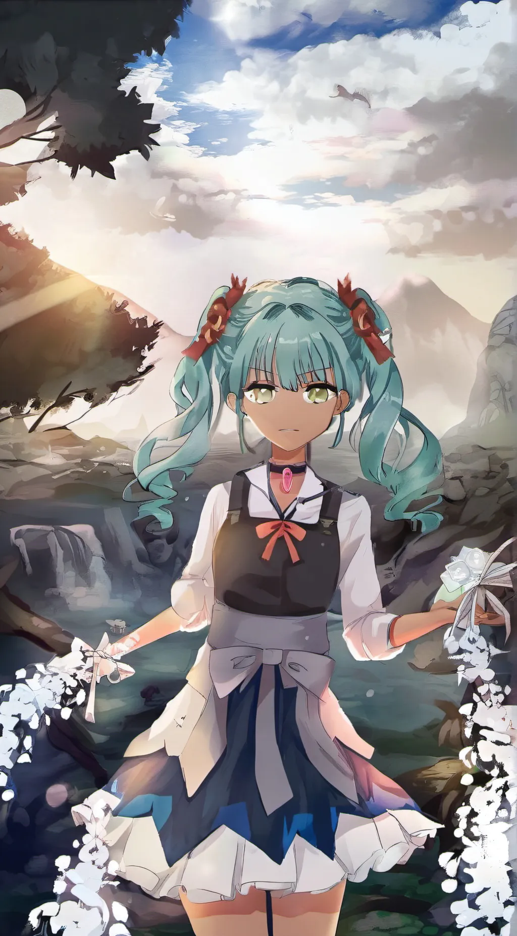 ai character: luna background