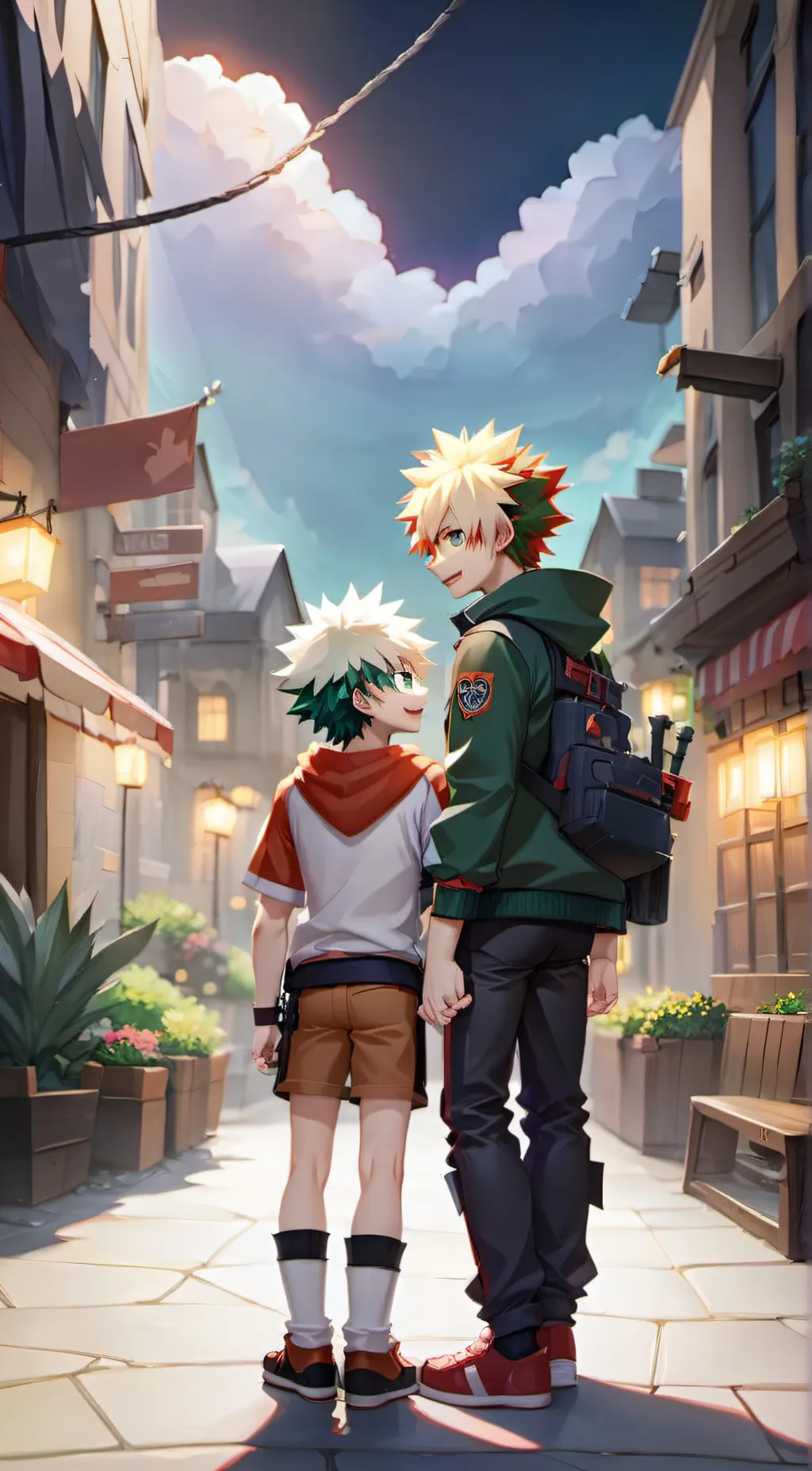 ai character: deku background