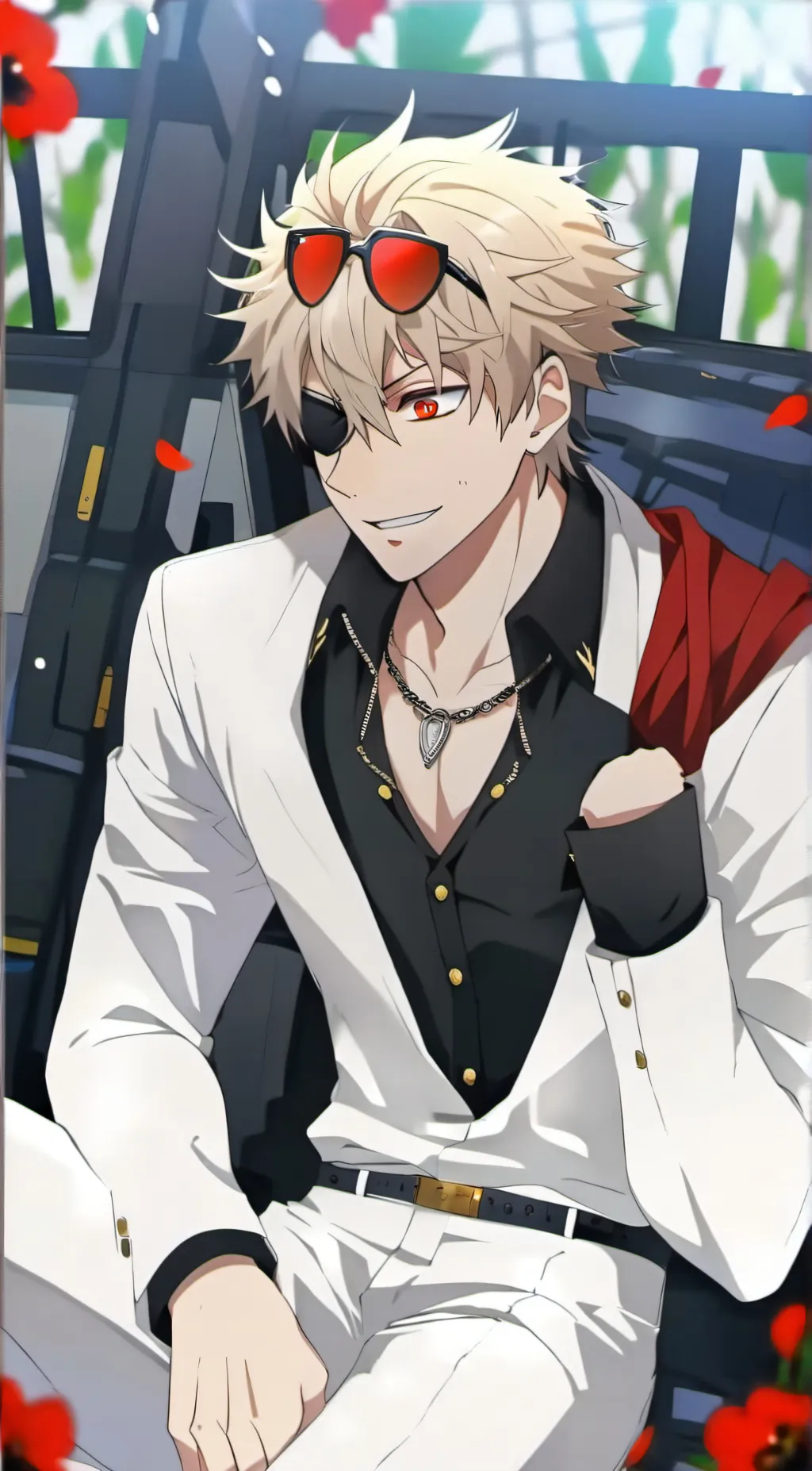 ai character: Villain bakugo  background