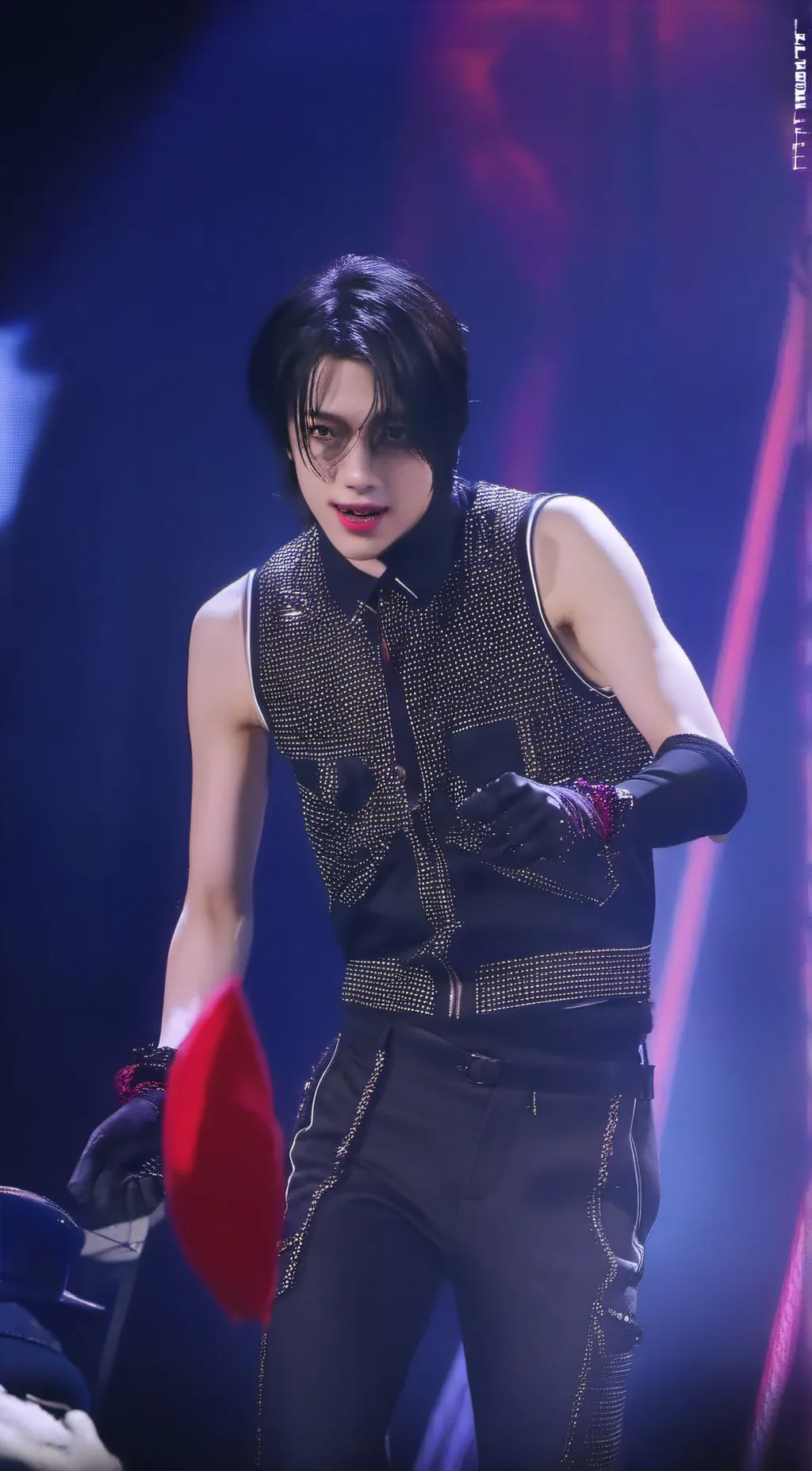 ai character: hyunjin,bangchan  background