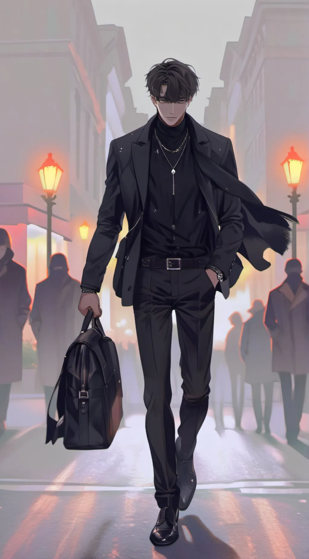 ai character: gay boy background