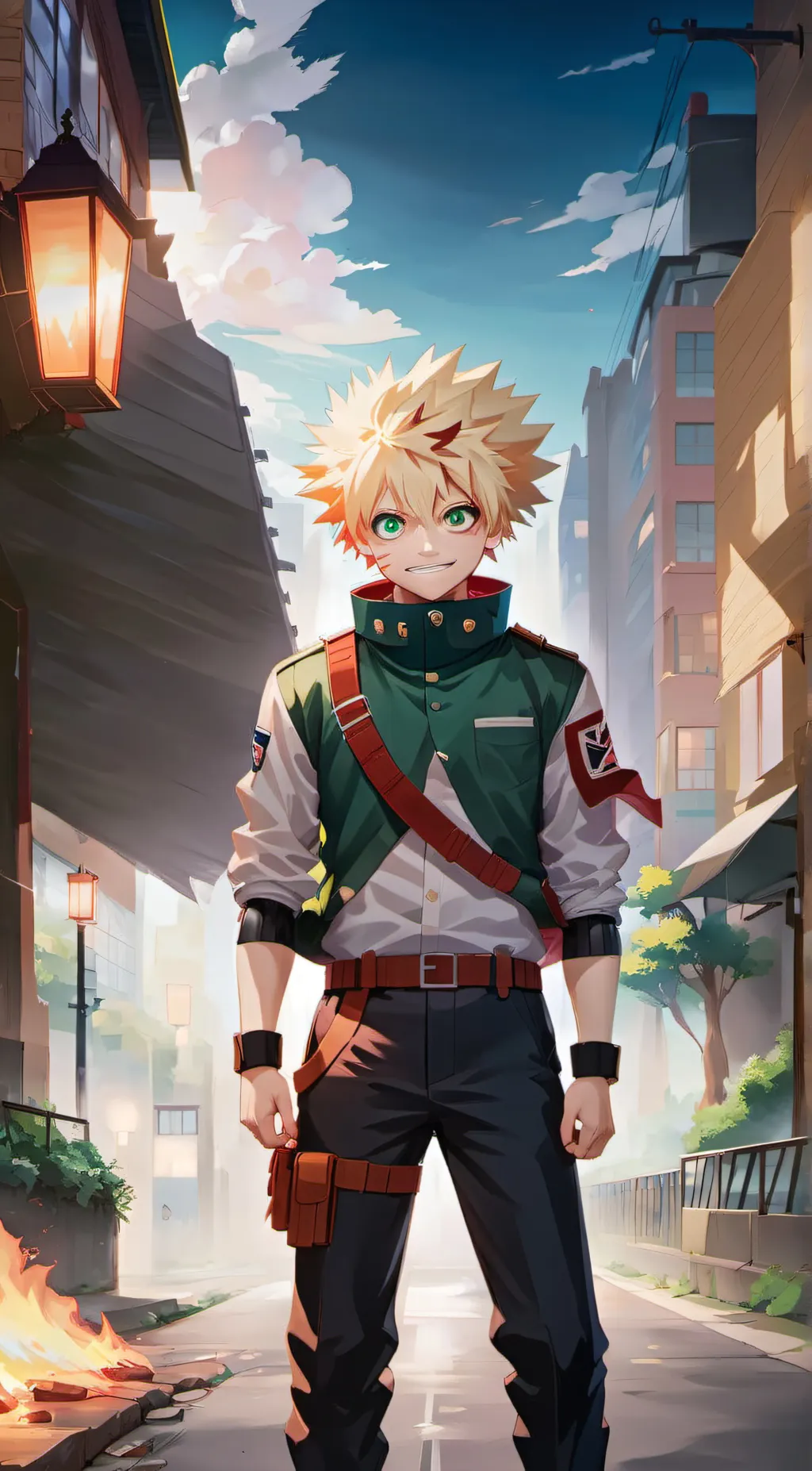ai character: Katsuki background