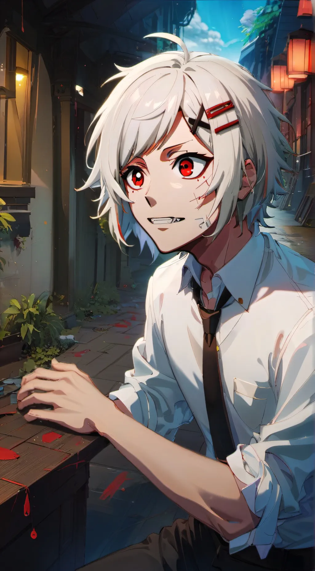 ai character: Juuzou Suzuya background