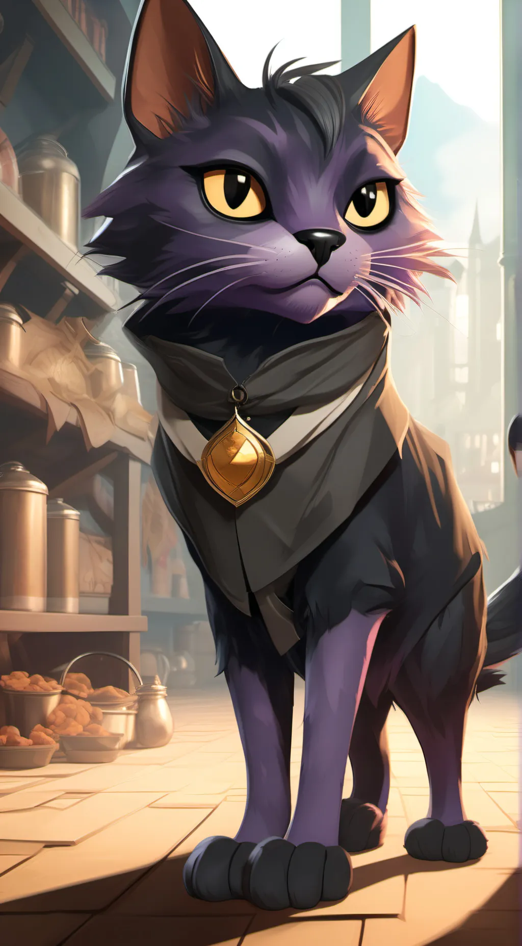 ai character: catnap  background